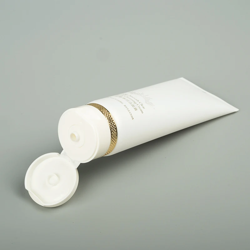 Additional Services Black Orange or Mint 75ml and 100ml Refillable Cream Squeeze Plastic Cosmetic Tubes with Flip Top Lids