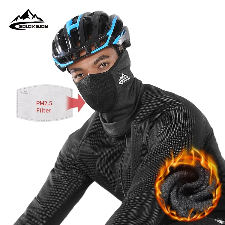 GJ DTJ24 Winter Windproof Warmer Flliter Haze Outdoor Sports Cycling Earloop Bandana Ski Mask for Men Women