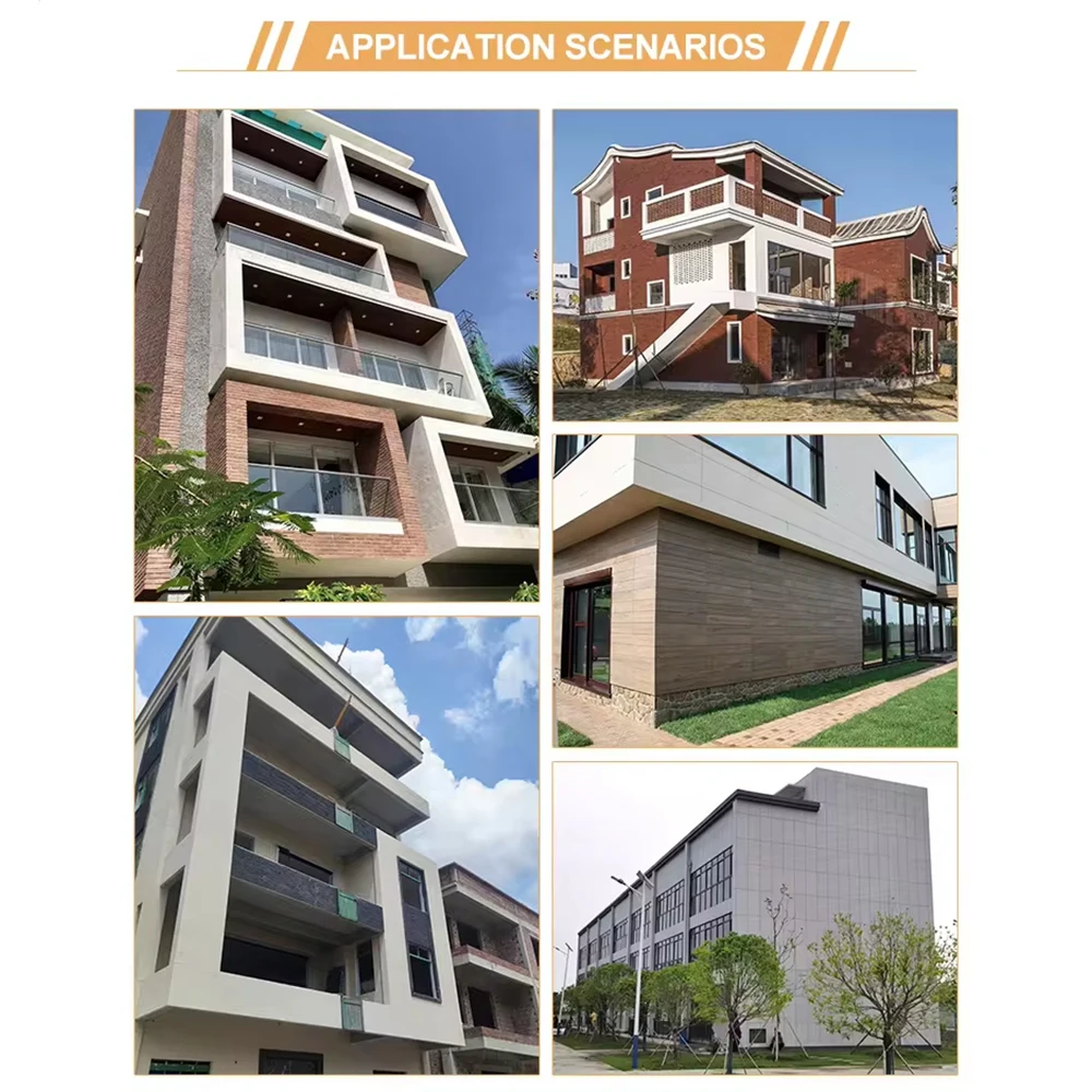 Lightweight Exterior Flexible / Soft Stone Wall Panel Cladding MCM Travertine Stone Veneer Sheet Tile