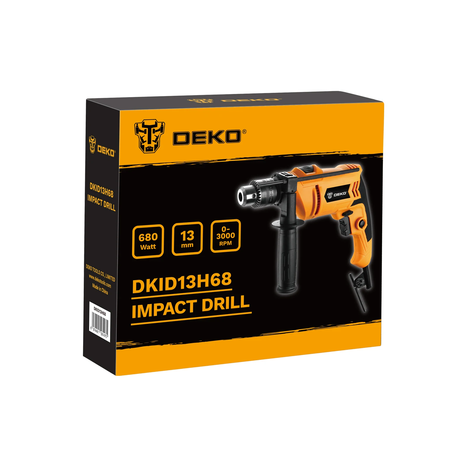 DEKO DKID13H68 680W Impact Drill Electric Other  Power Tools Corded Drills of Impact Home Electronic Hand Tools Wholesale