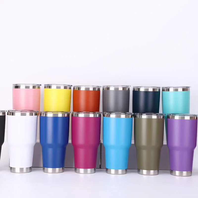30oz Stainless Steel Tumbler, Double Wall Vacuum Insulated Travel Mug Tumbler, Durable Insulated Coffee Mug