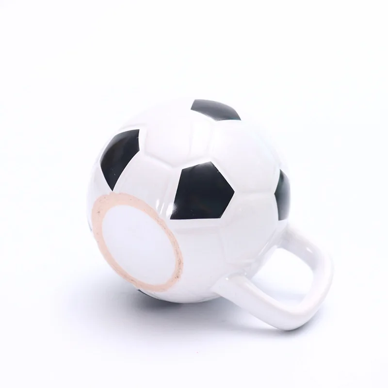 Wholesale custom  Soccer Ball Ceramic ceramic soccer ball shaped football mug