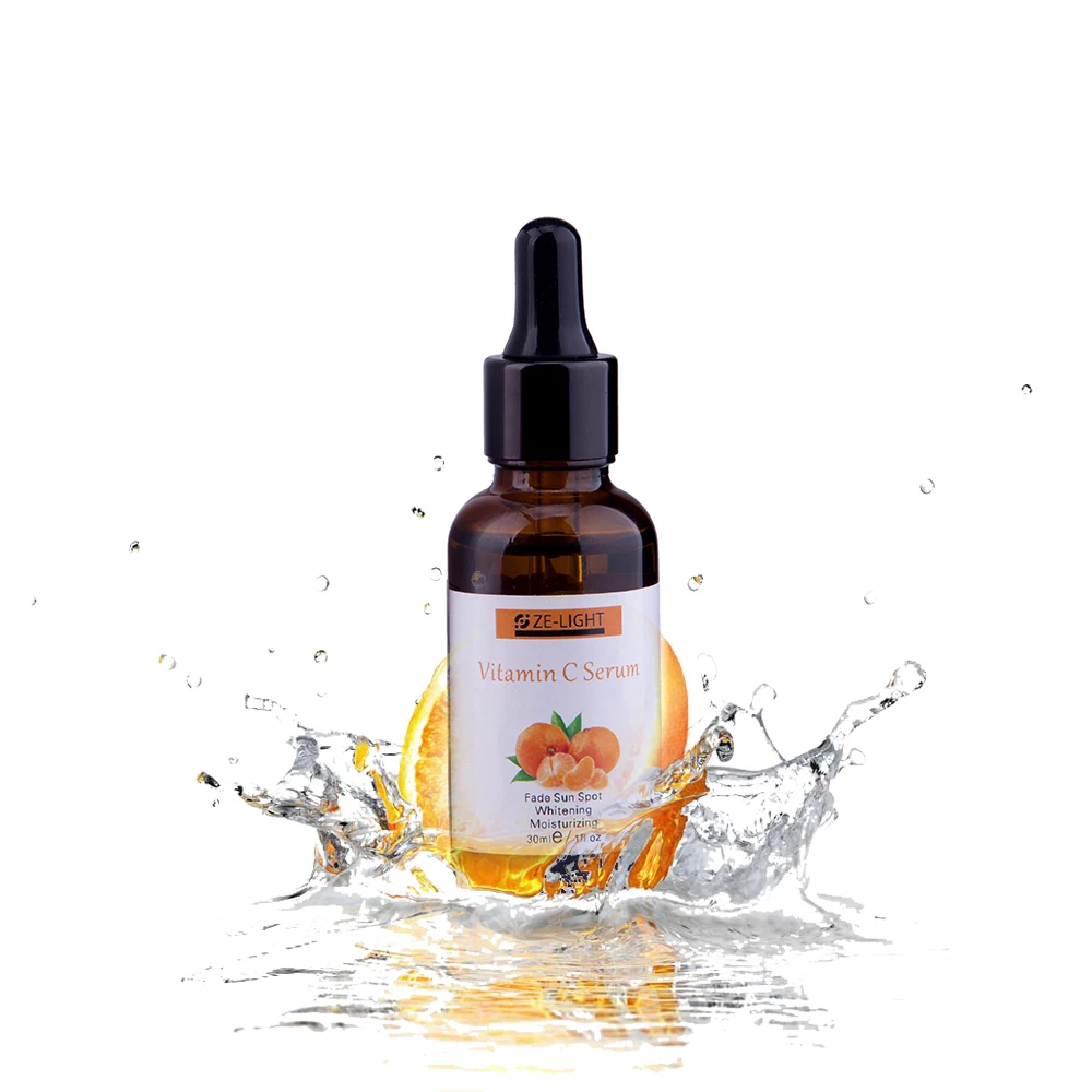 Private Label Free Sample Anti Aging Wrinkle Remove Dark Spots Briten Lighten Regenerating Whitening Vitamin C Face Serum