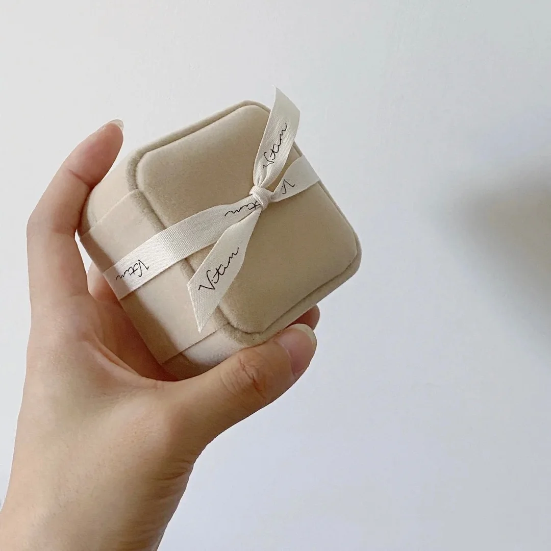 Wholesale Custom Logo Cotton Ribbon Gold Foil Grosgrain Printed Gift Wrap Ribbon