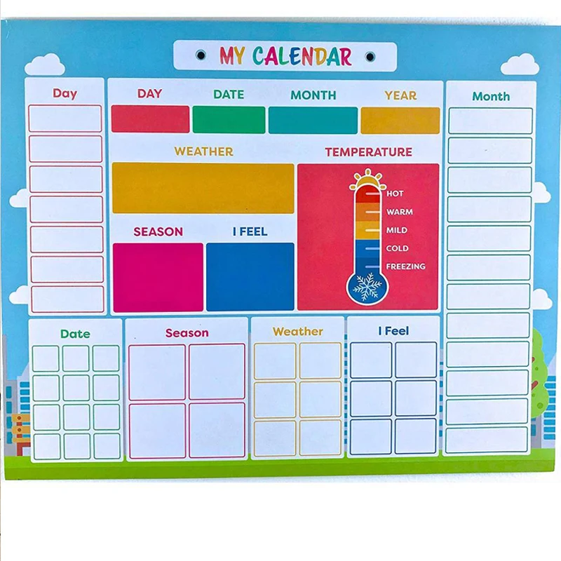 Muti-function Responsibility Magnet Reward Chore Chart For Kids