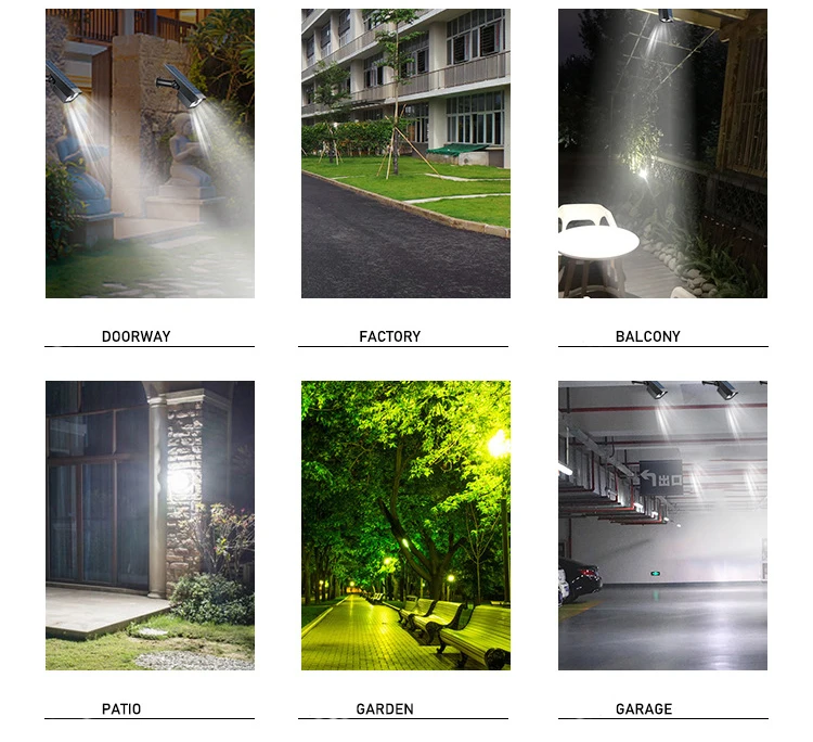 42LED Solar Simulation Monitoring Lamps Household Handy Brite Spotlight Solar Human Body Induction Wall LED Light