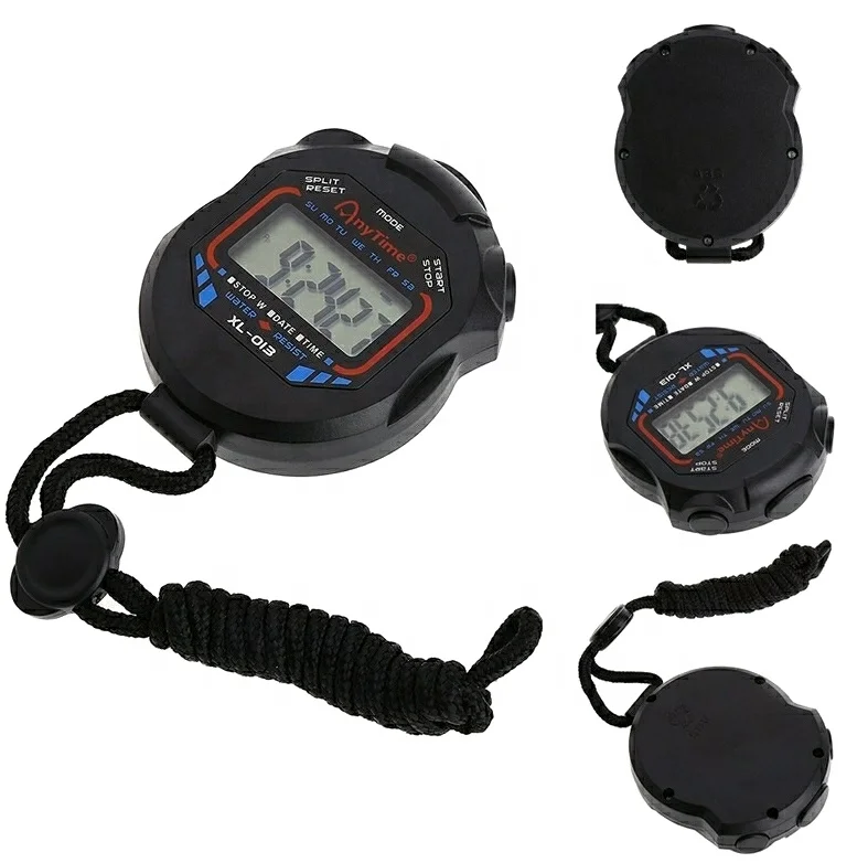 Mini Portable Sport Watch Count Timer stopwatch with waterproof alarm function