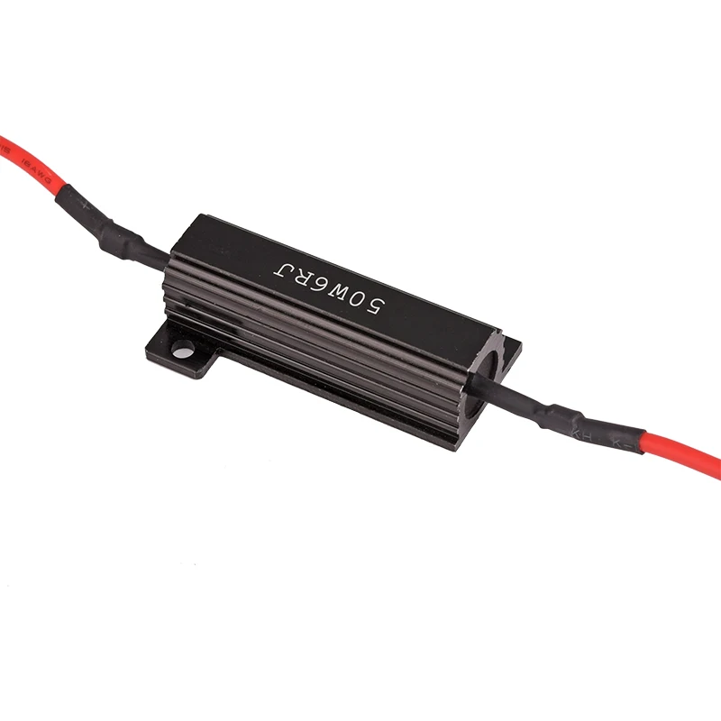 Factory cheap price 50 ohm 250w resistor 50w black aluminum 200 watt rx24