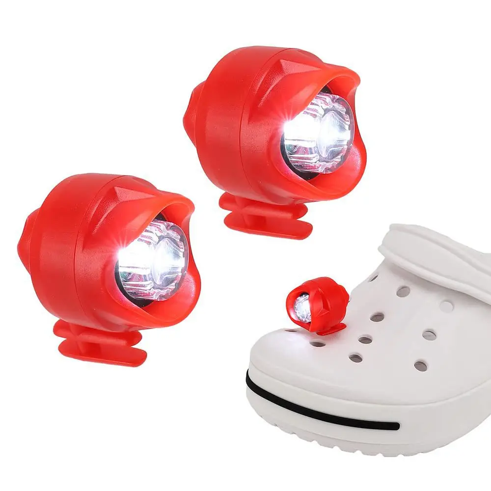 Outdoor lighting is not afraid of water Crocodile headlamp 2 pack battery mode 3 light Shoe light