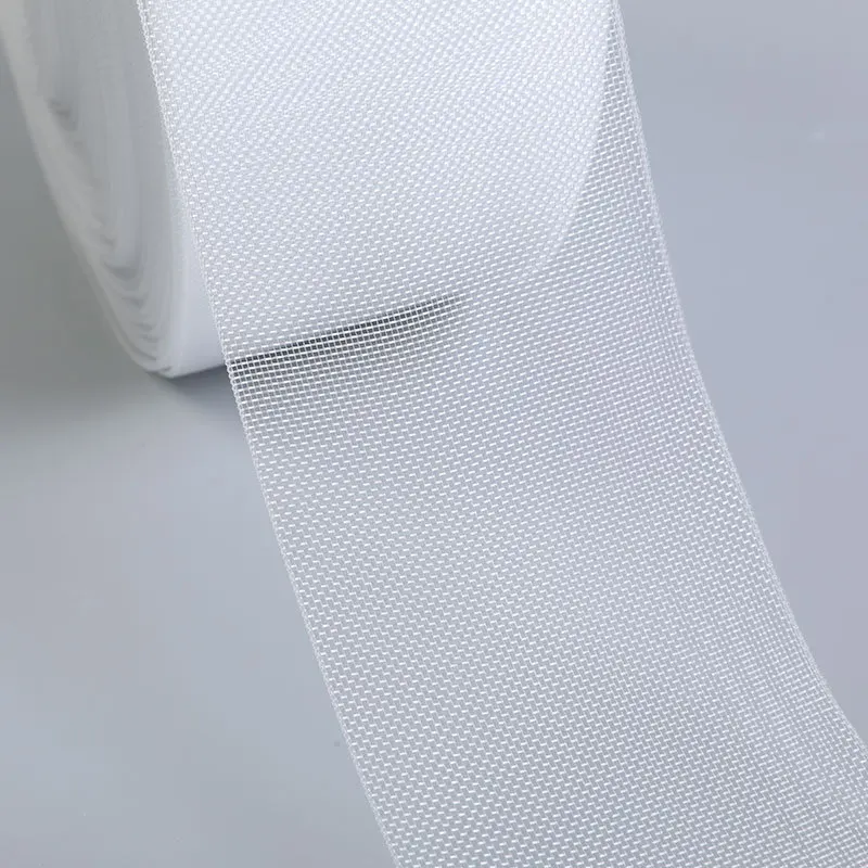 polyester white curtain tape with rings pleated curtain tape decorative trim tape for curtains