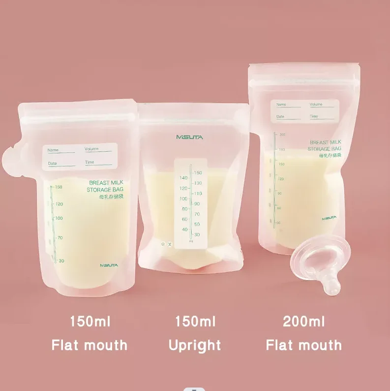 Customizable 30 Count Breast Milk Bags Hygienically Pre-Sealed Breastmilk Storage Bags BPAFree White Breast Milk Storage Bag