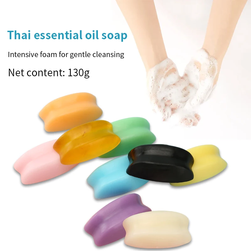 Private Label Face Clean Body Bathing Natural Organic Handmade Soap Beauty Soap Thailand Essential Oil Soap Bar