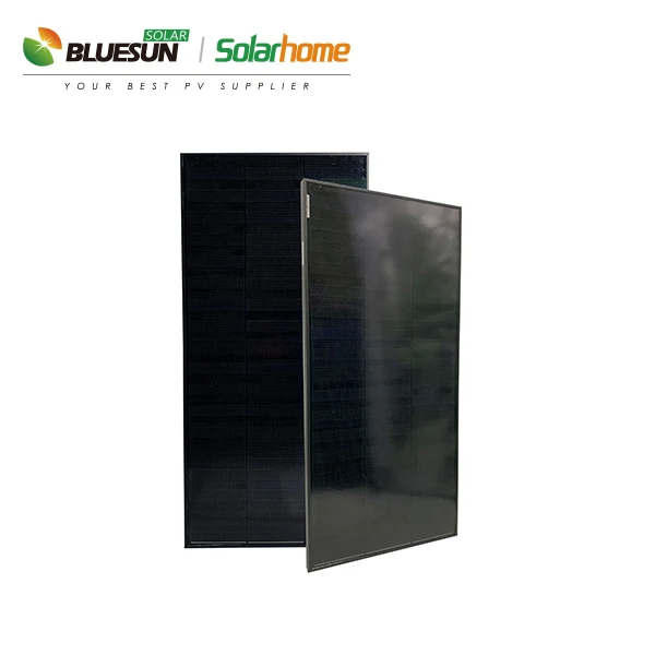  BLUESUN солнечные кровельные черепицы пластины черный PV Solar 110 Вт 80 новая перекрывающаяся солнечная панель 100 для сборного