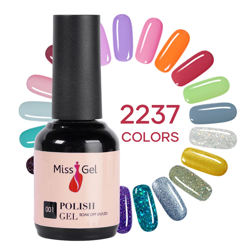 Solid Glitter Color Esmaltes Semipermanentes Al Por Mayor Esmalte De Unha Normal Organic UV Nails Polish Esmalte Em Gel