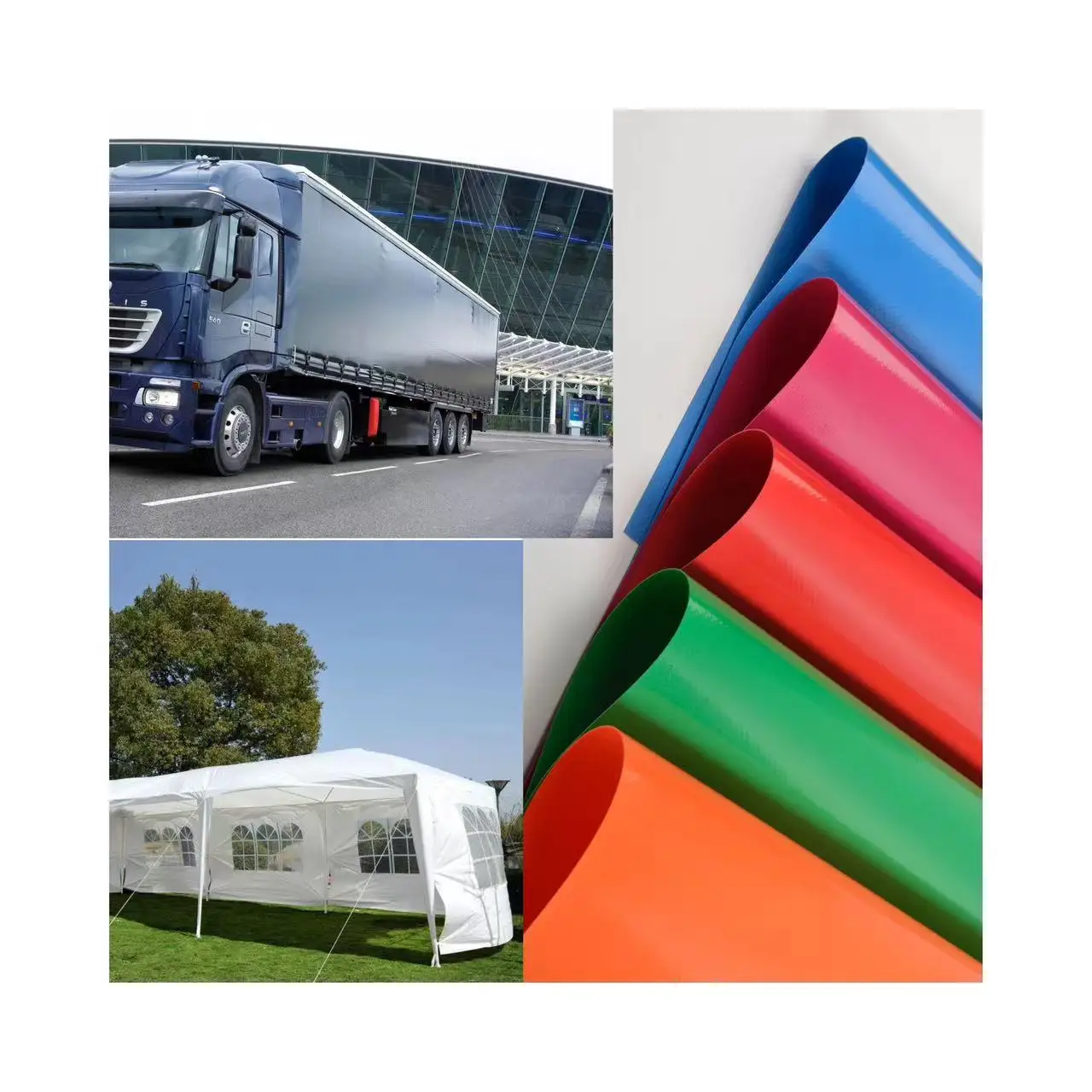 Waterproof pvc coated fabric truck cover material 600gsm pvc tarpaulin in roll for tent