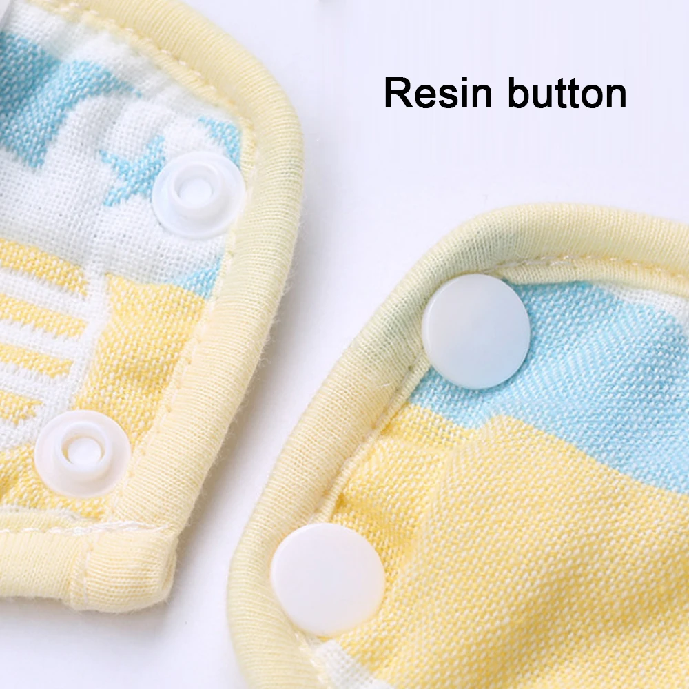 
100% Organci Cotton Baby Absorbent Drool Gauze Bibs 