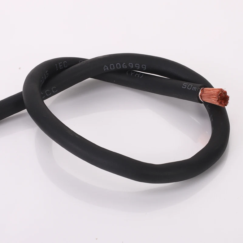 High quality Tinned copper aluminium conductorflex cable rubber welding cable welding cable