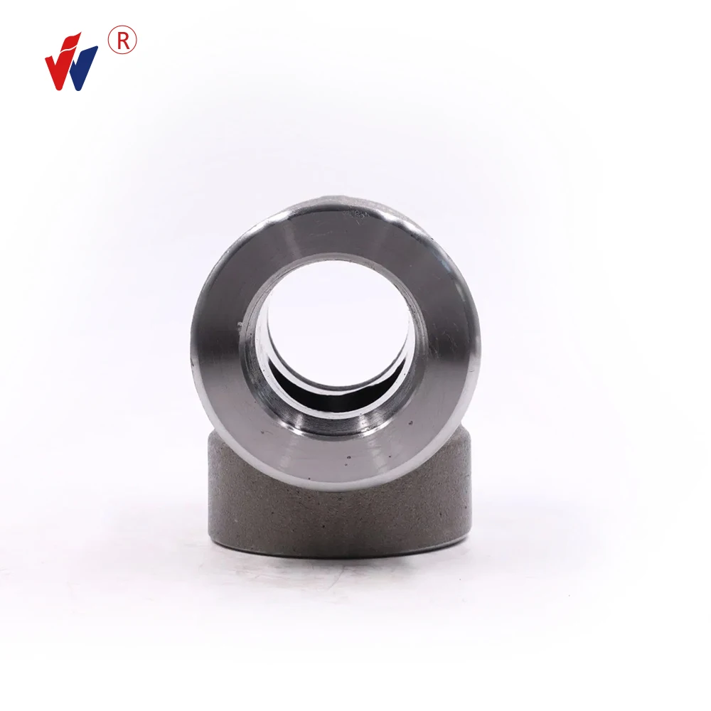 High pressure forged carbon steel npt threads pipe fitting tee threaded 2000PSI