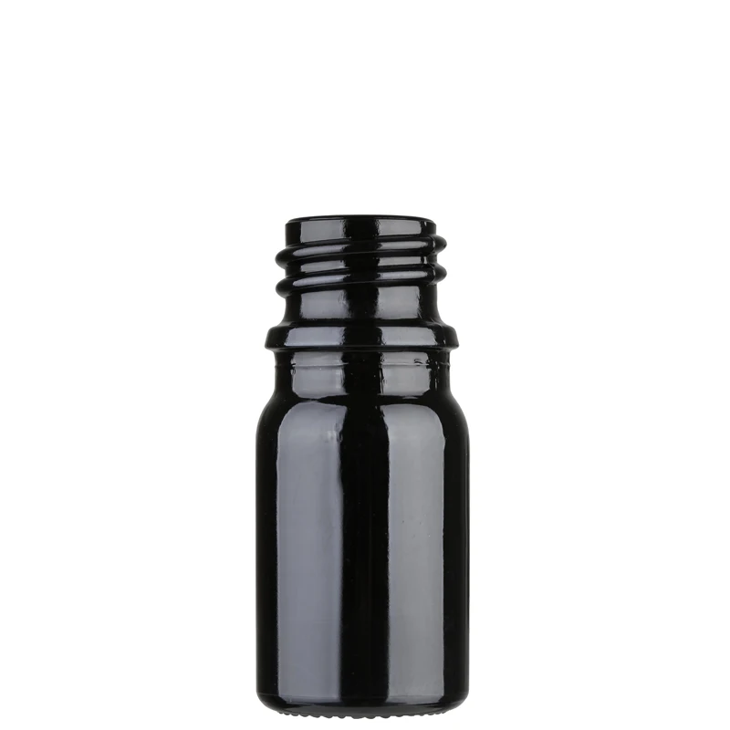 High Quality 5ml Black Dropper Dispensing Bottle DIN18mm for Personal Care