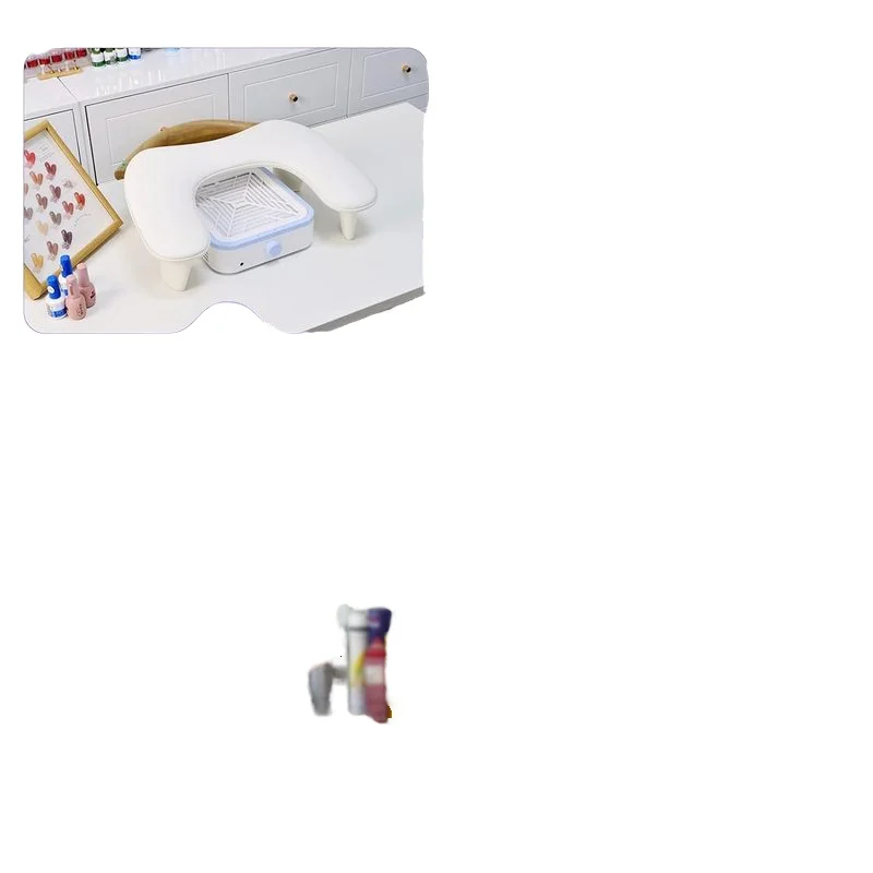 wholesale beautiful salon nail table home manicure leather hand pad foot bracket nail U-shaped pillow leather tilt soft pillow