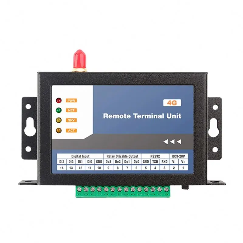 CWT5110 4DI 4DO беспроводной Gsm Gprs 4g 3g 2g Wi-Fi Sms сигнализация Io модуль Rtu модем контроллер поддержка счетчика импульсов