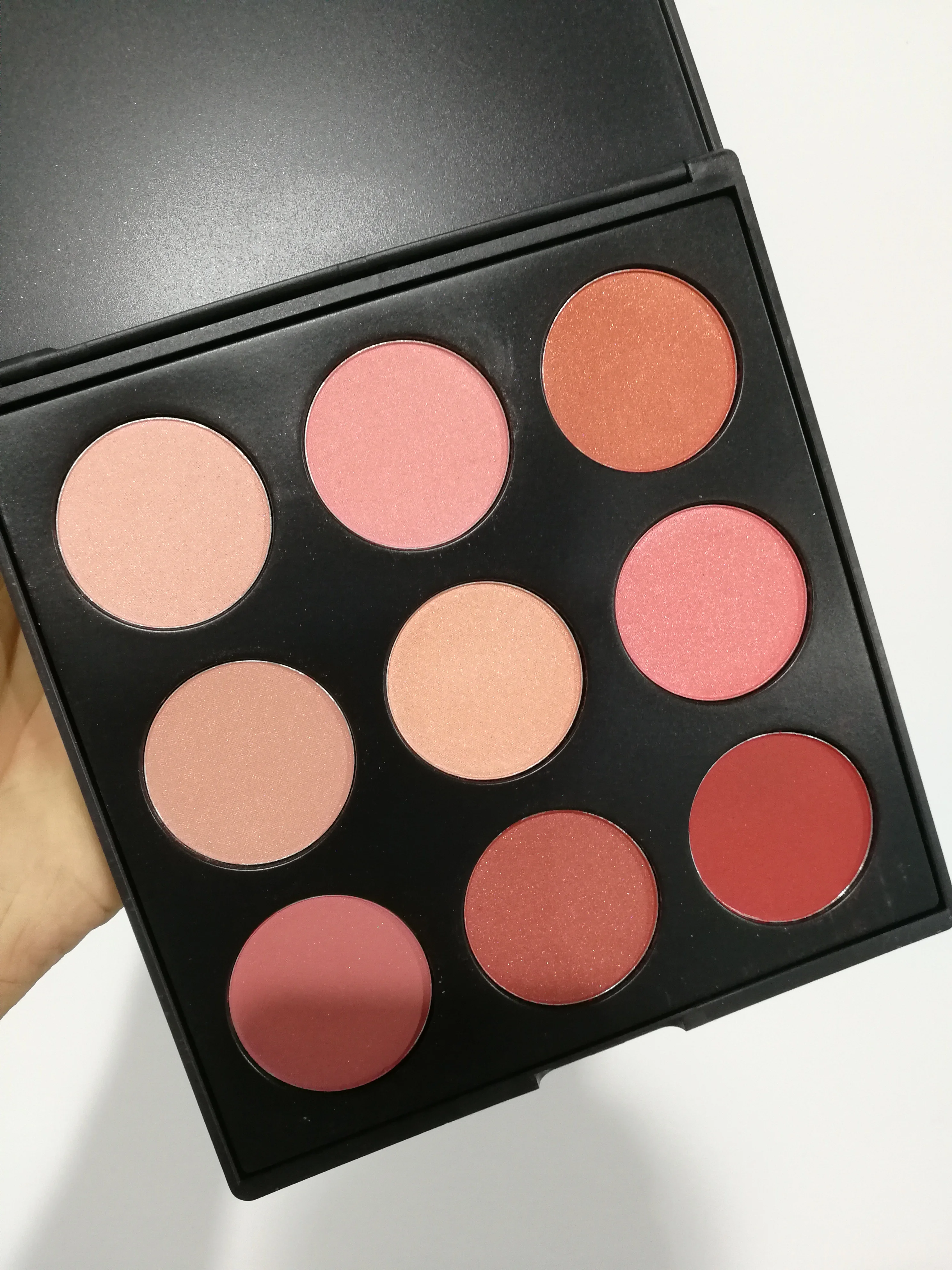 Cosmetics makeup make your own brand Wholesale waterproof long lasting 9 color blush makeup