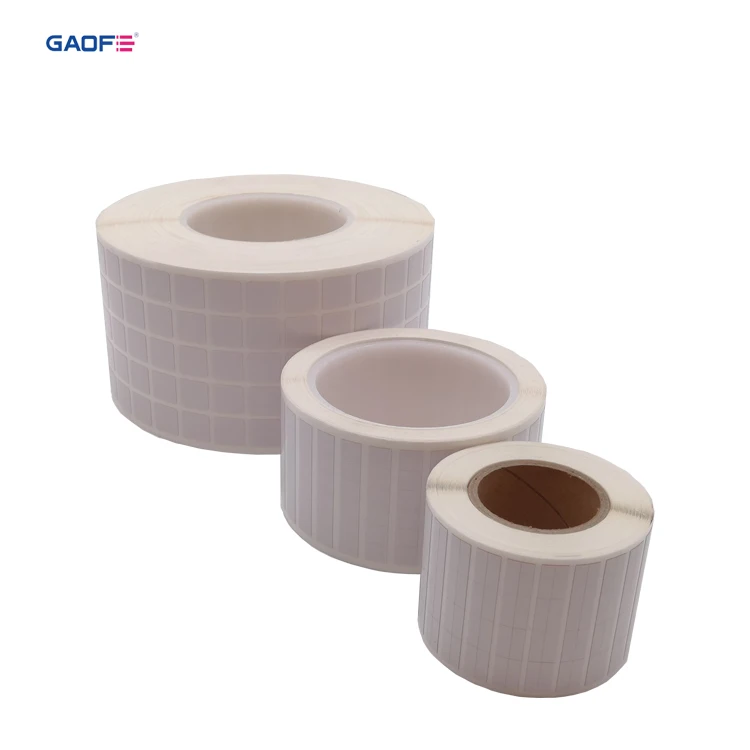 High Temperature Barcode Labels, 15x15mm Permanent PCB Label, Thermal Polyimide Sticker Label