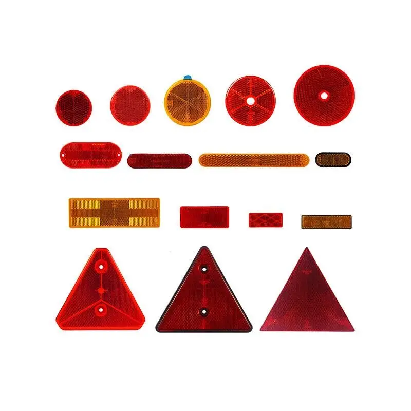 Popular triangle reflector, plastic reflector E-mark reflex reflector for truck trailer shanghai