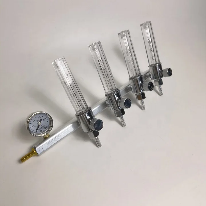 Аквариумный рыбный пруд с несколькими выходами расходомер кислорода 1-6 л/мин 8 мм входом воздуха