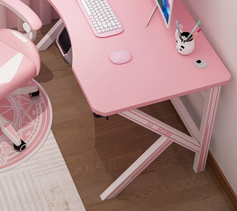 Simple Pink Metal Laptop Computer for Home Office Gaming Packed with Care via Mail