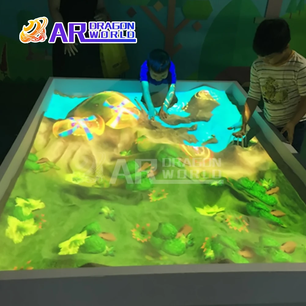 Indoor children AR projection game sand table interactive games 3D interactive games