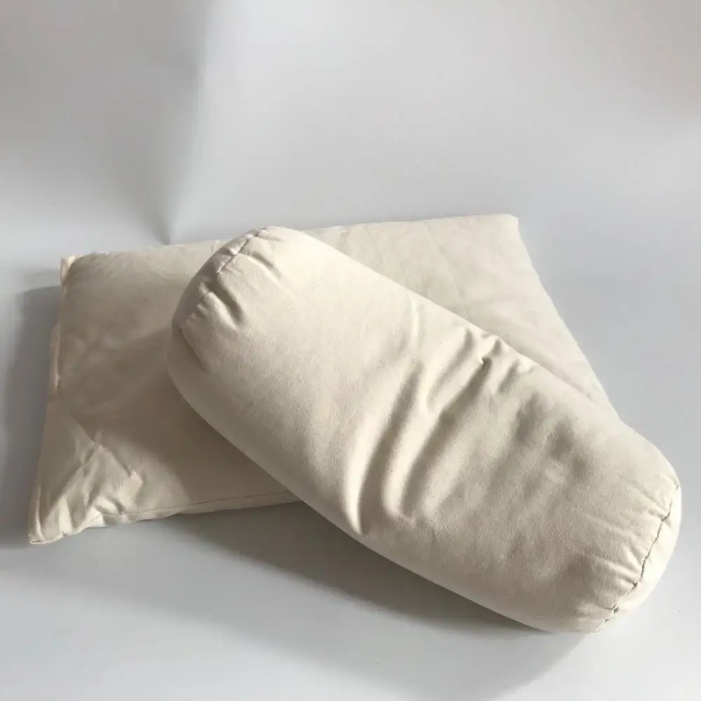 Hot Selling Wholesale Organic filling bolster pillow buckwheat hull pillow