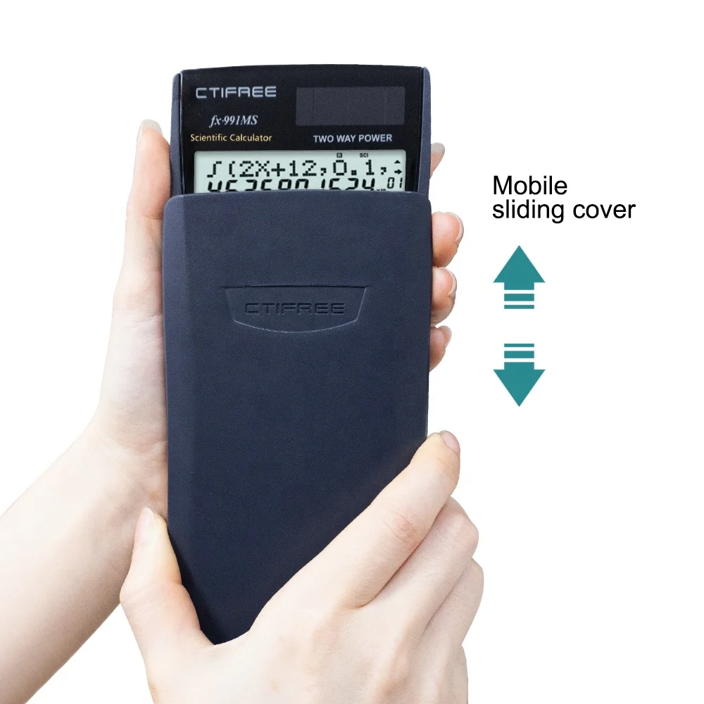 Factory Price FX 991MS 12-Digit Scientific Calculator 401 Function Customized ABS Material Scientifique Calculator Manufacturing