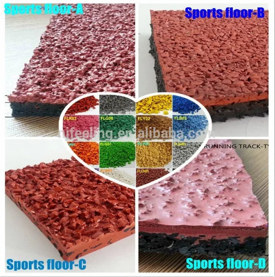 Red color EPDM Particle for athletic track rubber running track FN P2212066