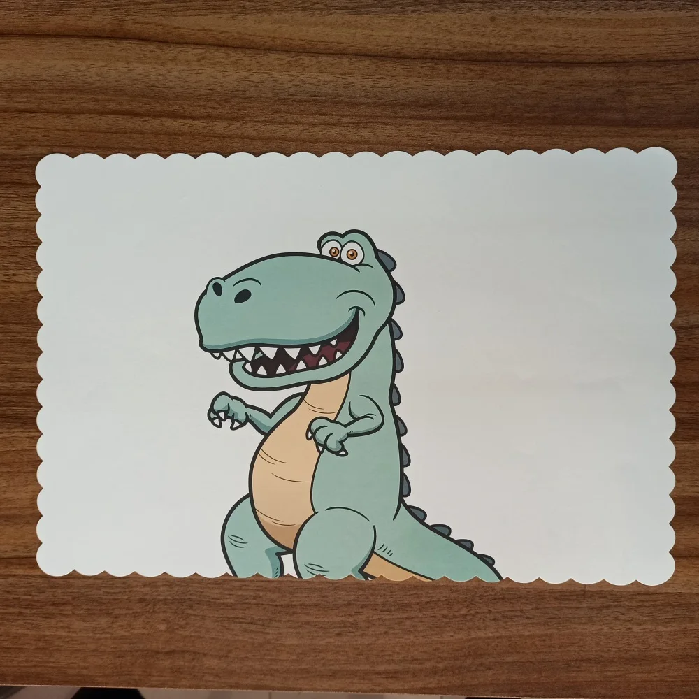 
custom logo paper placemat for restaurant paper table mat 