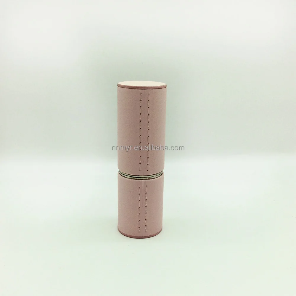 New 2024 Hot Selling Luxury Leather Magnetic Lipstick Tube 3.5g Limited Edition Leather Lipstick Tube Tax Free Shipping