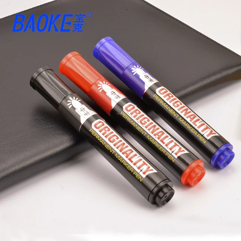3 Colors Graffiti Waterproof Metallic Oil Based Permanent Paint Markers Pen Set Tire Pen Tyres Cars Metal Wood Glass