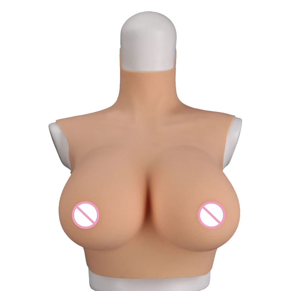 KnowU G Cup High Quality Realistic Silicone Breast Form Crossdresser Artificial Breast Silicone Boobs For Man Breast Prosthetic