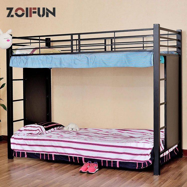 Wholesale Cheap Dormitory Beds Student Apartment Metal Frame Bunk Bed