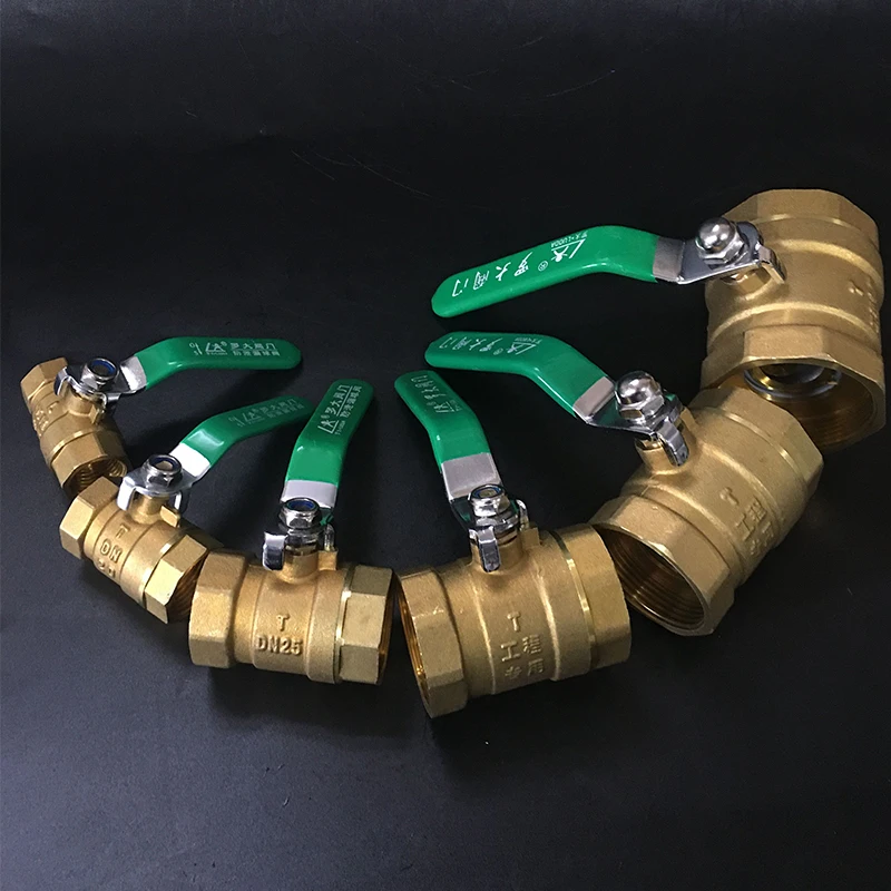 Tap water switch 1/2 brass ball valve thickened and weighted all copper valve