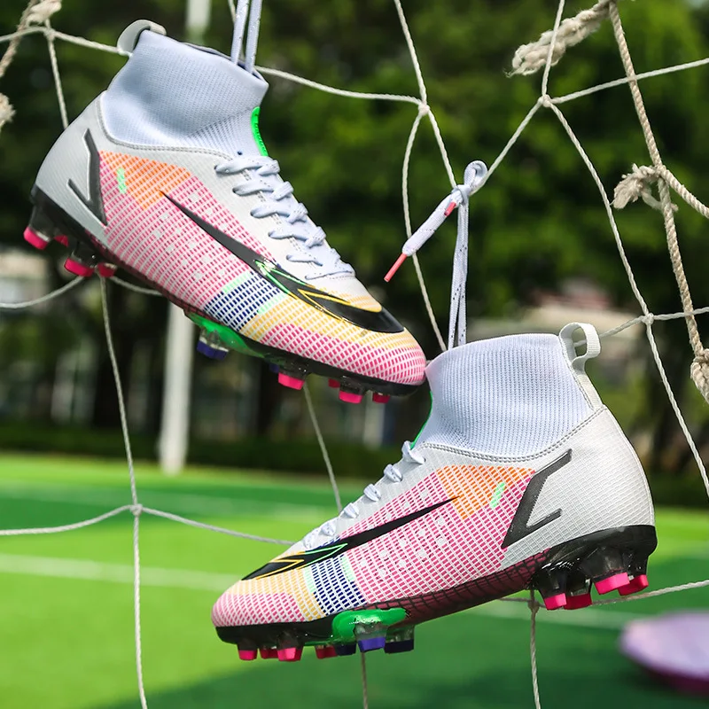 PDEP high quality shoes football for men bretheable long nail grass sports soccer