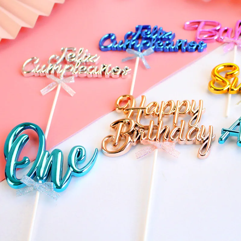 3d Happy Birthday Sweet One Baby Cake Topper Happy Birthday Topper For Cake Decoration