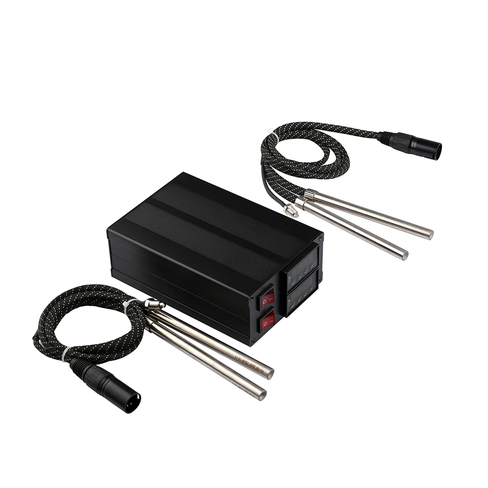 
Rosin plate kit Dual PID Controller Wired Heating Rod Cartridge 6061 Aluminium 