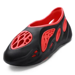 NEW ARRIVAL Patchwork Cover Edge YEEZY Solid Foam Runner Sandals Slides Slippers Clog