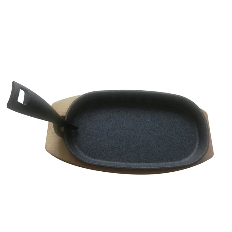China manufacturer wholesale quality new style oval cast iron skillet price