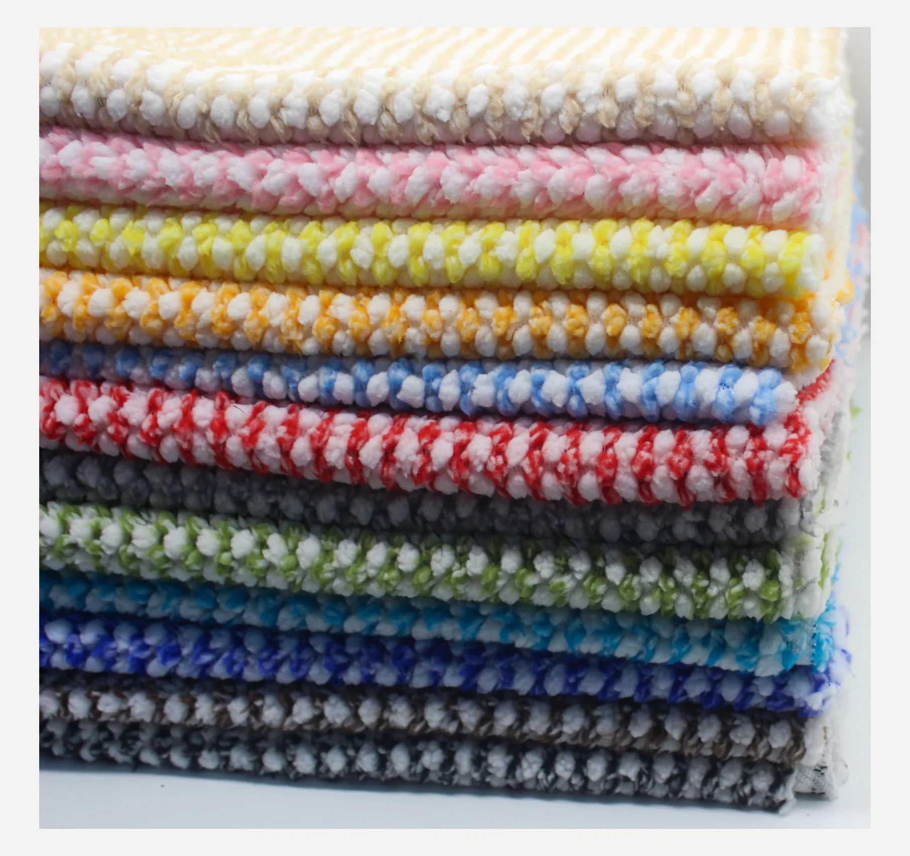 Recycled 2023 Polyester cheap wholesale Knitted 240gsm jacquard cationic sports polo shirt fabric  Sofa Stocklot Room Furniture Car