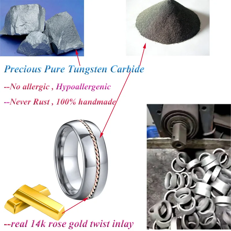 designer custom  real 14k tungsten carbide wedding band couple 1 gram gold rings design for women with price men jewelry