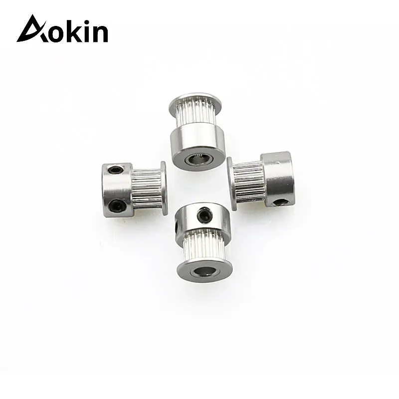 Детали для 3D-принтера GT2, зубчатый шкив, 16 зубьев, 20 зубьев, алюминиевое отверстие, 5 мм, 8 мм, синхронные колеса, деталь шестерни для ширины 6 мм, 10 мм