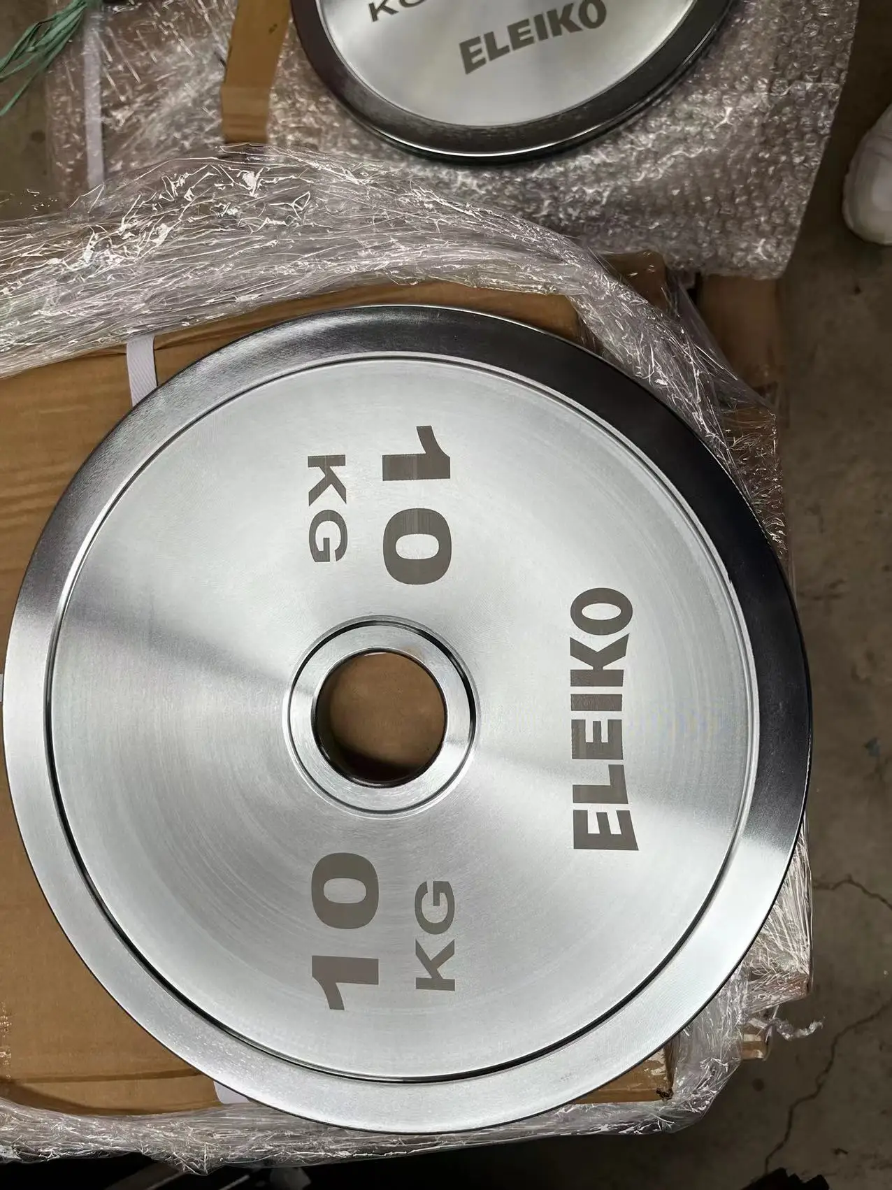 Fitness accessories weight lifting gym steel power coated weight plate