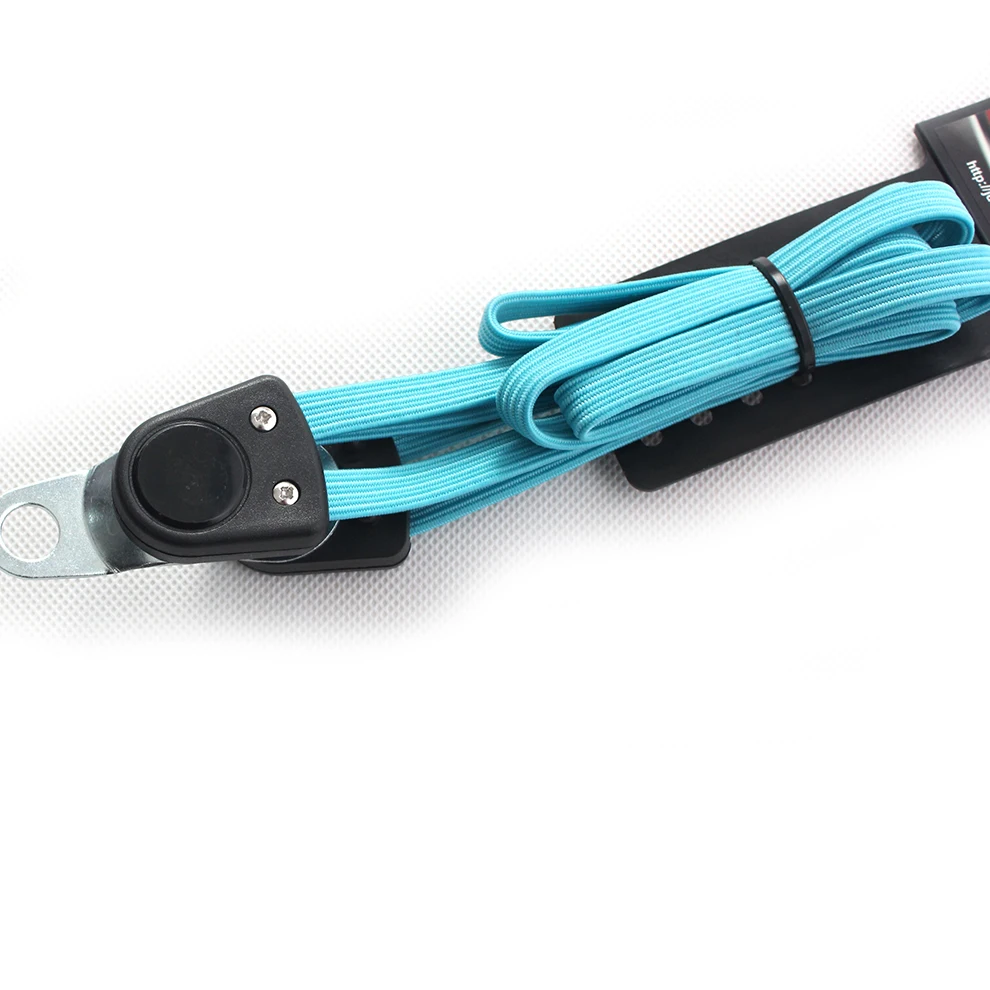 Flat cord for Motorcycle & Bike Baggage - Stretchable Elastic Bungee Rope with Cords and Straps for Tent  Luggage Tie Down